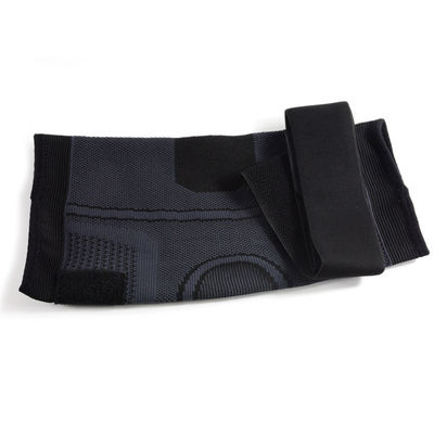 Brazo de apoyo de manga de nylon de rodilla transpirable personalizado para protección de rodilla gris ajustable