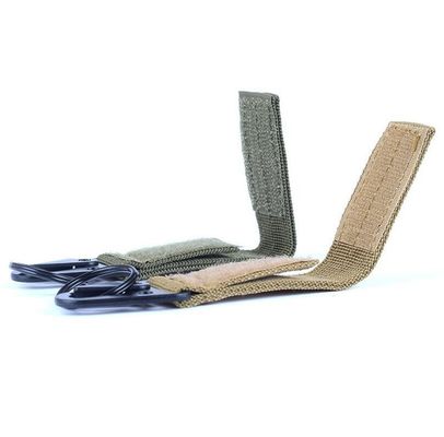 Portador de llavero de cinturón de tela de nylon de 65 mm con gancho de águila Costo de envío y tiempo de entrega