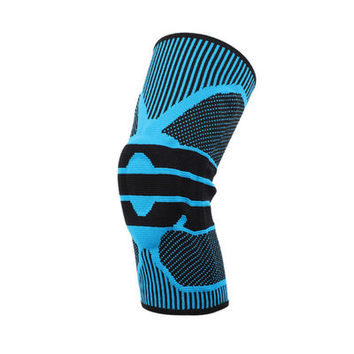 Pad de silicio profesional para rodillas deportivas respirable y rojo para correr
