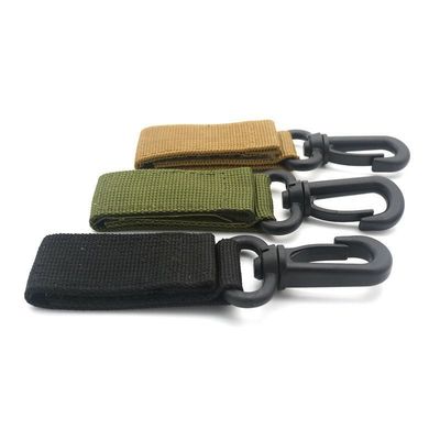 Clavedero de poliéster personalizado cordones porta llaves carabinero esencial para acampar al aire libre