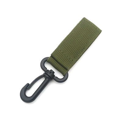 Clavedero de poliéster personalizado cordones porta llaves carabinero esencial para acampar al aire libre