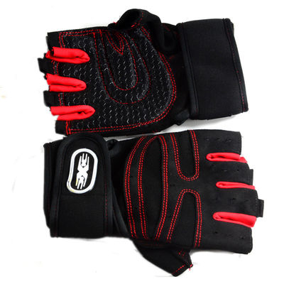 Guantes de ciclismo personalizados de medio dedo para adultos Respirables y absorbentes de humedad