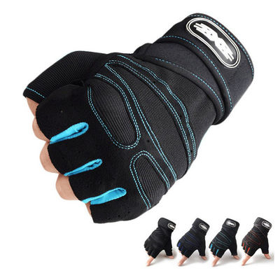 Guantes de ciclismo personalizados de medio dedo para adultos Respirables y absorbentes de humedad