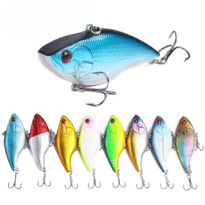 Cebo 3D Ojo Artificial 6 Gancho Minnow Cebo de pesca de plástico duro Cebo de natación para pescadores