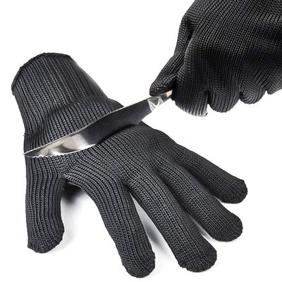Nivel 5 de protección Guante resistente a cortes Guante de seguridad de trabajo Flexibilidad de los dedos completos
