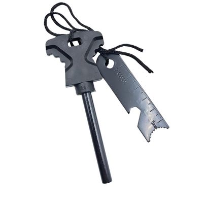 8mm Camping Fire Starter Flint Ferrocerium Rod para la colección de equipo de supervivencia al aire libre