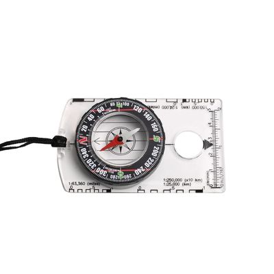 Mini brújula para exteriores con tipo de portador de mano y característica magnética digital