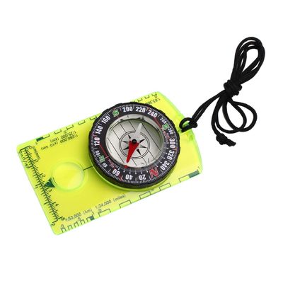 Mini brújula para exteriores con tipo de portador de mano y característica magnética digital