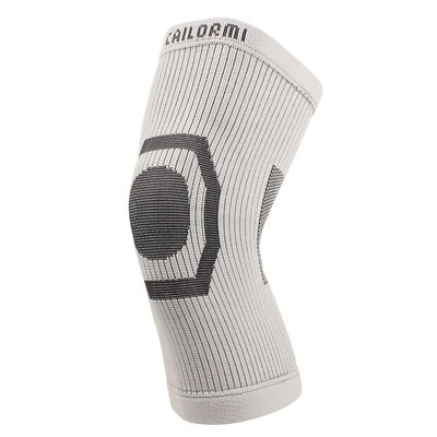 Soporte de rodilla de punto con compresor de grafeno transpirable para baloncesto deportivo