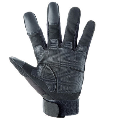 Guante para motocicleta de 25x17 cm de exterior de cuero antideslizante táctico con pantalla táctil completa con dedos