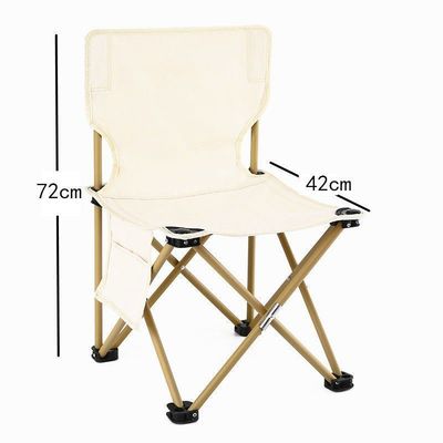 Diseño rotativo fijo silla de playa de aluminio ligera para acampar al aire libre