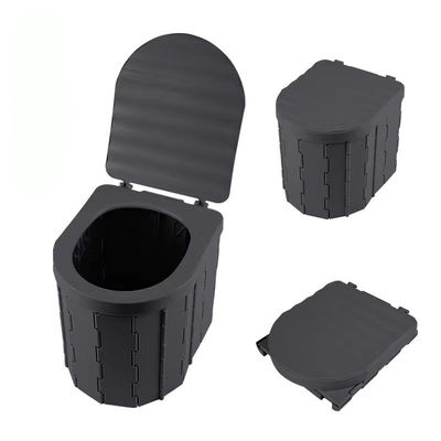 Solicitud personalizada US Acampada al aire libre Toilet plegable de plástico portátil para viajar