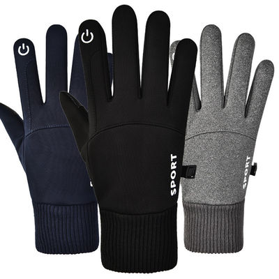 Anti-deslizante Windproof pantalla táctil Deportes Ciclismo Bicicleta Guante de trabajo Solicitud personalizada