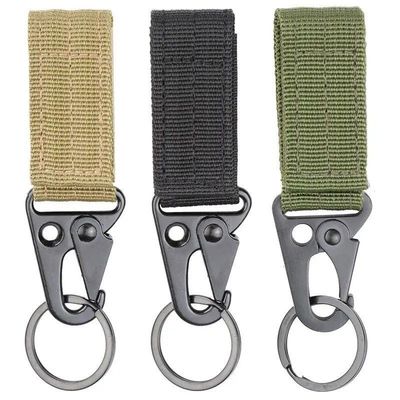 7.00cm * 3.00cm * 1.00cm Clavedero de nylon personalizado correa de cordón 0,030kg Peso bruto del paquete