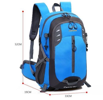 Bolso de viaje de lona al aire libre Mochila de combate impermeable Bolso de costura y elemento de moda