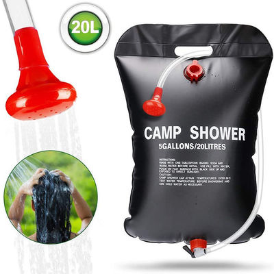 Ducha de acampada con calefacción solar de 20L para exteriores Ducha de playa de PVC bolsa de agua asequible