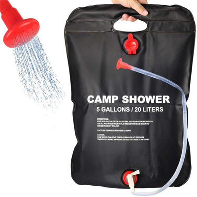 Ducha de acampada con calefacción solar de 20L para exteriores Ducha de playa de PVC bolsa de agua asequible