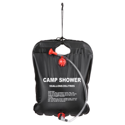 Ducha de acampada con calefacción solar de 20L para exteriores Ducha de playa de PVC bolsa de agua asequible