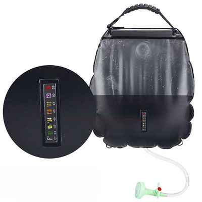 20L Saco de ducha con calefacción solar para acampar al aire libre Kit de accesorios de ducha portátil
