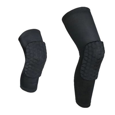US 2/Piece Apoyo de rodilla Manga de pierna de Lycra para el baloncesto