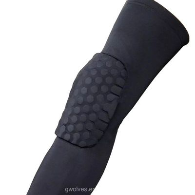 US 2/Piece Apoyo de rodilla Manga de pierna de Lycra para el baloncesto