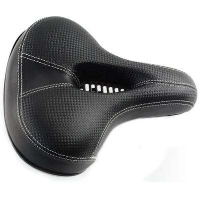Silla de bicicleta exterior suave y ancha para ciclismo asiento de bicicleta de montaña de cuero PU cómodo