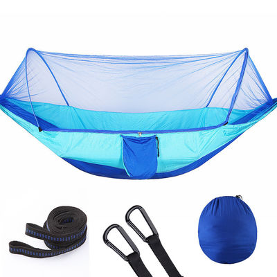 Hamaca automática de acampada de nylon rápida y abierta con mosquiteros a prueba de agua y versátil