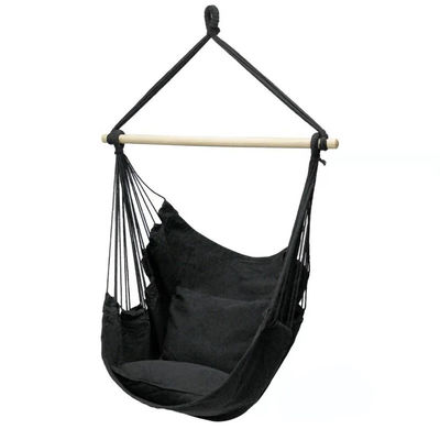 Silla de hamaca colgante de jardín Silla colgante de algodón Compacta y cómoda para viajar