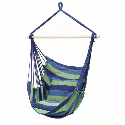 Silla de hamaca colgante de jardín Silla colgante de algodón Compacta y cómoda para viajar