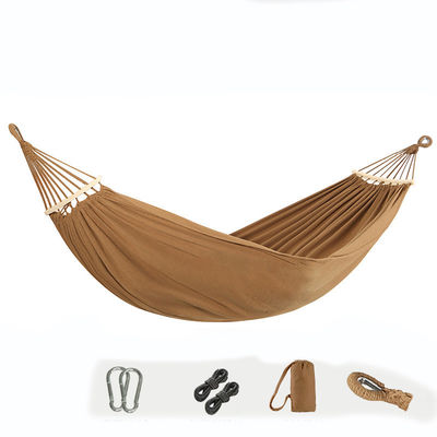 Hamaca de algodón portátil de 200x80cm para acampar y viajar Política de devolución de 30 días