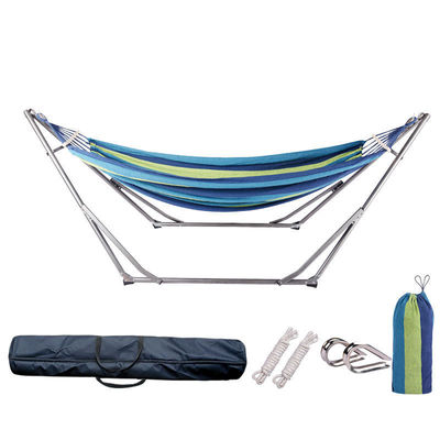 Muebles para exteriores hamaca doble plegable con soporte