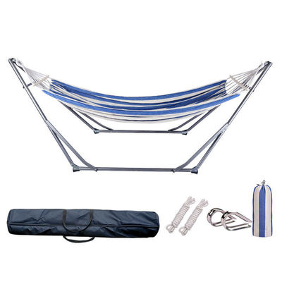 Muebles para exteriores hamaca doble plegable con soporte