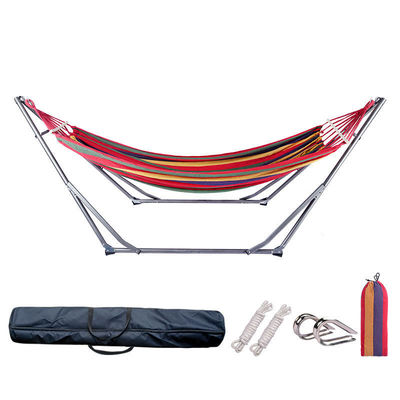 Muebles para exteriores hamaca doble plegable con soporte