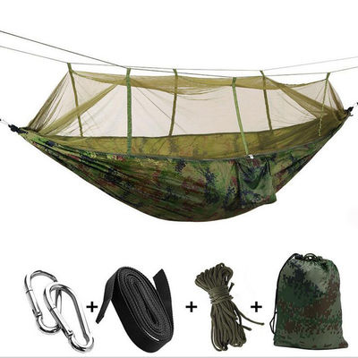 Paracaídas plegables portátiles al aire libre de nylon para acampar hamaca columpiada con solicitud personalizada