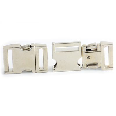 Collar para perros resistente a altas temperaturas 20 mm Curva de metal con liberación lateral de paracorda