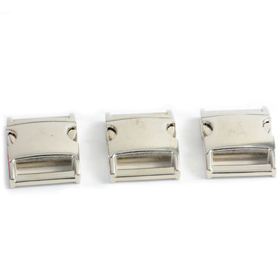 Collar para perros resistente a altas temperaturas 20 mm Curva de metal con liberación lateral de paracorda