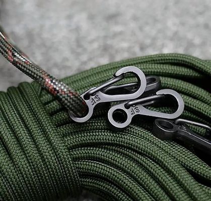En el aire libre de acampada llavero gancho Mini Sf EDC Carabiner Aluminio de aleación mochila colgante correa