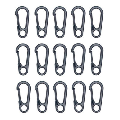 Mini Aluminio EDC Carabiner Clip Keychain Key Ring Snap Hook Paquete Peso bruto 0,050kg