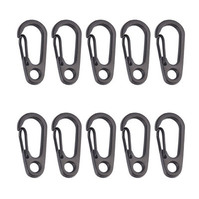 Mini Aluminio EDC Carabiner Clip Keychain Key Ring Snap Hook Paquete Peso bruto 0,050kg