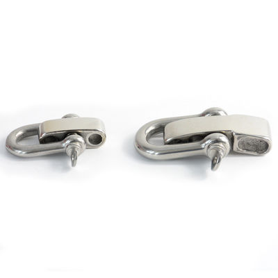 D Forma de acero inoxidable U grillete para brazalete Paracord ajustable y personalizable