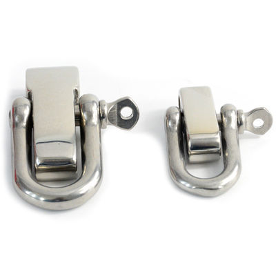 D Forma de acero inoxidable U grillete para brazalete Paracord ajustable y personalizable