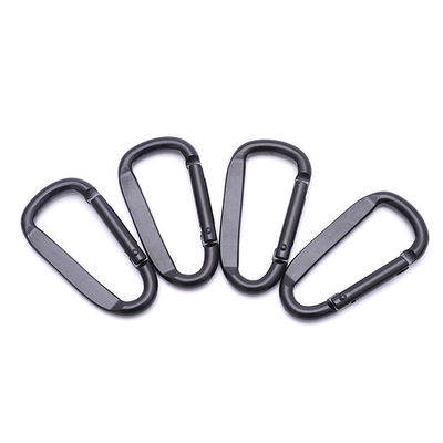 Costo de envío Aluminio Flat D Ring Metal Keychain Carabiner Hook Muestras US 1/piece