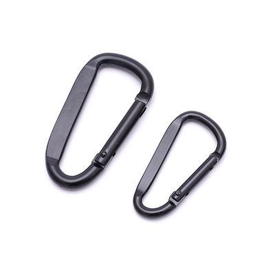 Costo de envío Aluminio Flat D Ring Metal Keychain Carabiner Hook Muestras US 1/piece