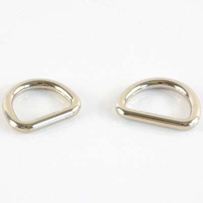 Paquete Tamaño 3.00cm * 2.00cm * 0.50cm Metal de plata D anillo Tri deslizador de deslizamiento 20mm 25mm