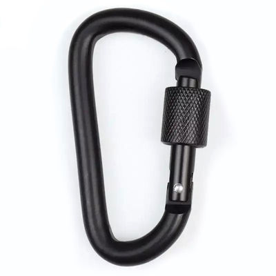 8.00cm * 5.00cm * 1.00cm Tamaño del paquete Forma D Aluminio Mini llavero Carabiner Clip 1