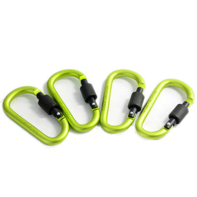 8.00cm * 5.00cm * 1.00cm Tamaño del paquete Forma D Aluminio Mini llavero Carabiner Clip 1