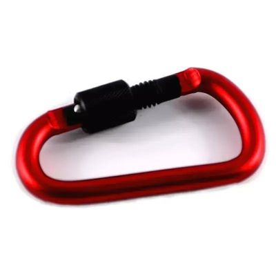 8.00cm * 5.00cm * 1.00cm Tamaño del paquete Forma D Aluminio Mini llavero Carabiner Clip 1