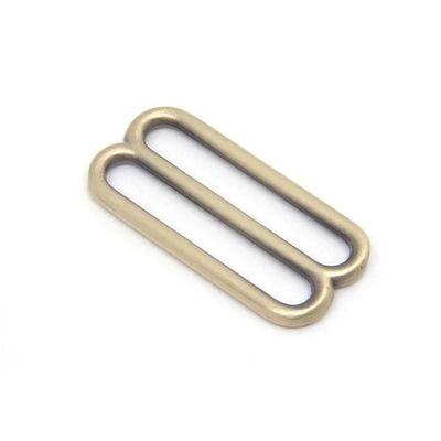 38mm Tri Metal Glide Adjuster Buckle Bolso de mano hardware deslizador con construcción resistente