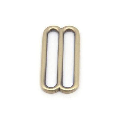 38mm Tri Metal Glide Adjuster Buckle Bolso de mano hardware deslizador con construcción resistente