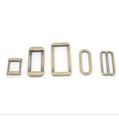 38mm Tri Metal Glide Adjuster Buckle Bolso de mano hardware deslizador con construcción resistente